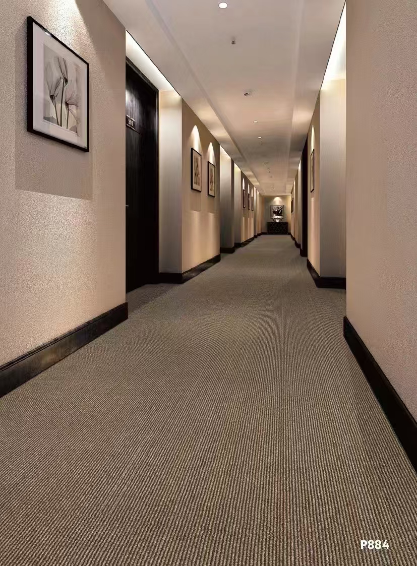 Hotel tufted fiber wool carpet
