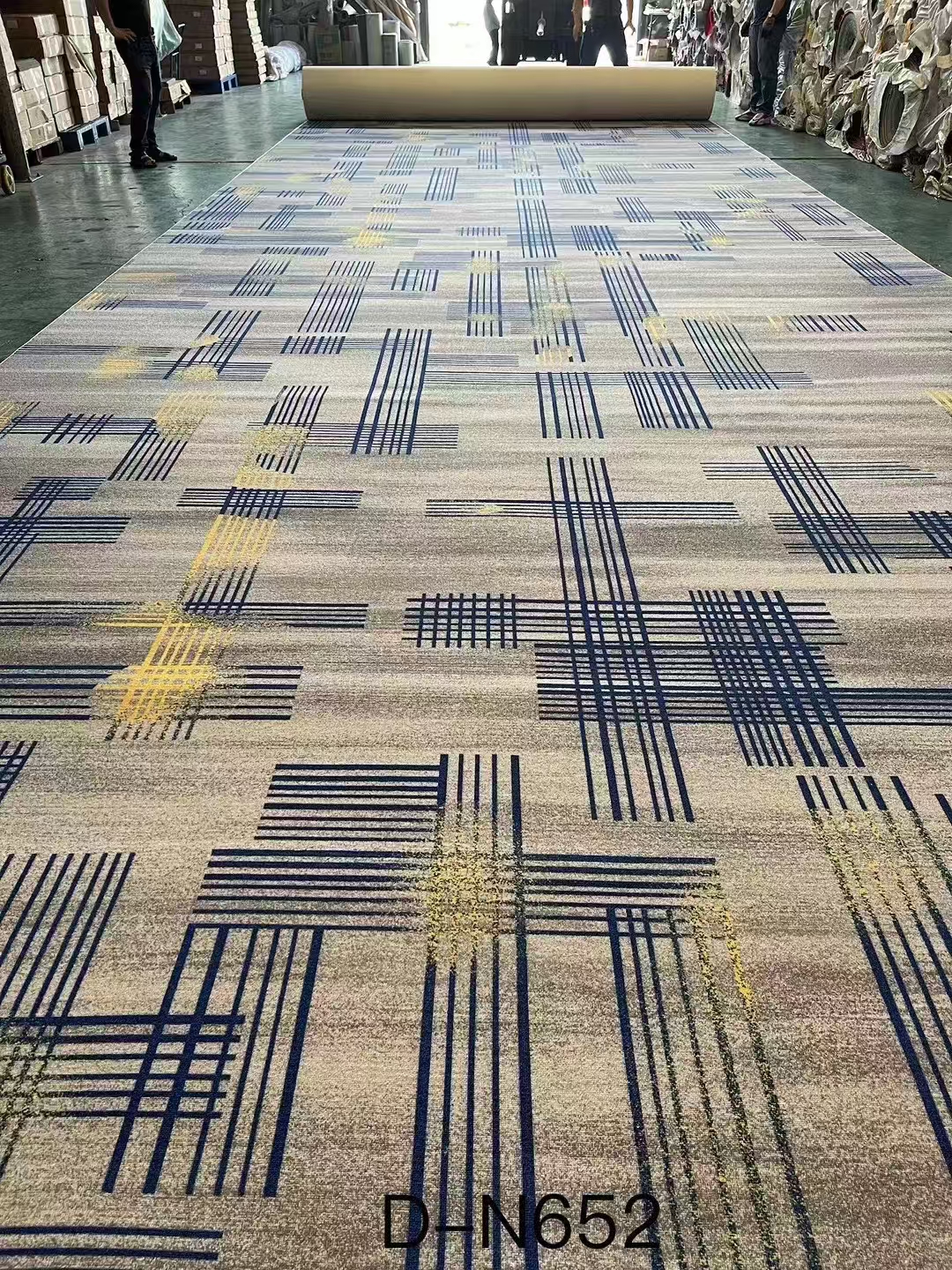 Hotel tufted fiber wool carpet