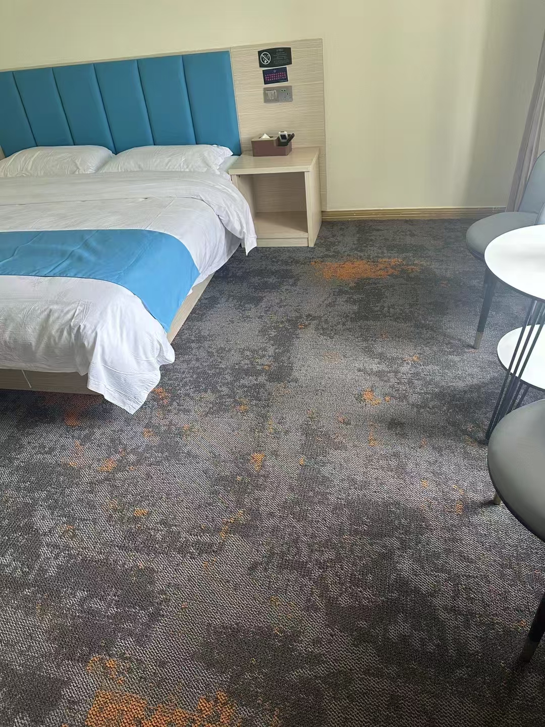 Hotel tufted fiber wool carpet