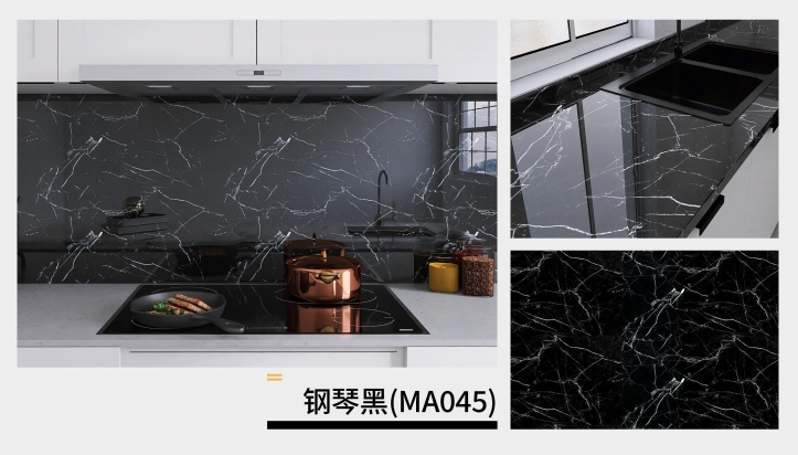 marble oil fume sticker series
