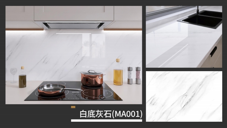 marble oil fume sticker series