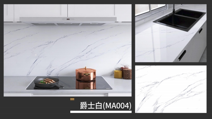 marble oil fume sticker series