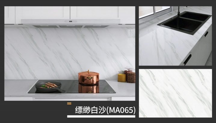 marble oil fume sticker series