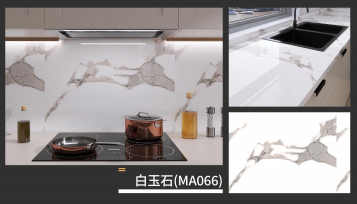 marble oil fume sticker series