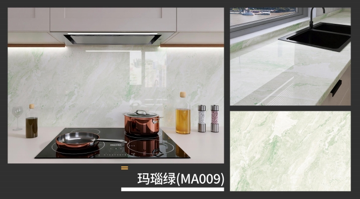 marble oil fume sticker series