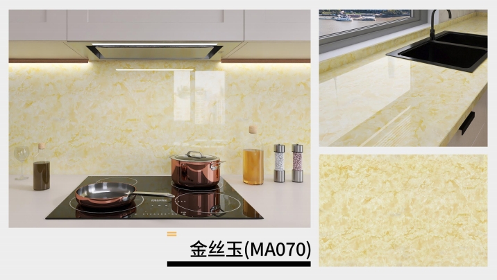 marble oil fume sticker series