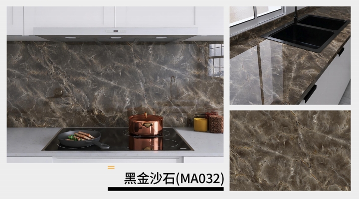 marble oil fume sticker series