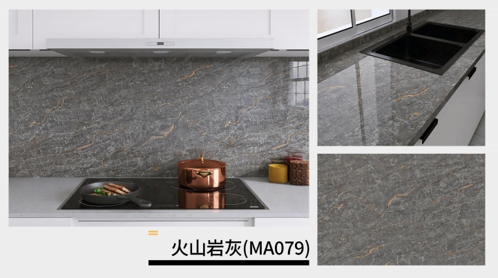 marble oil fume sticker series