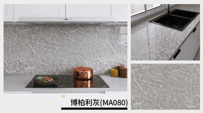marble oil fume sticker series