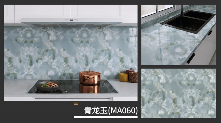 marble oil fume sticker series