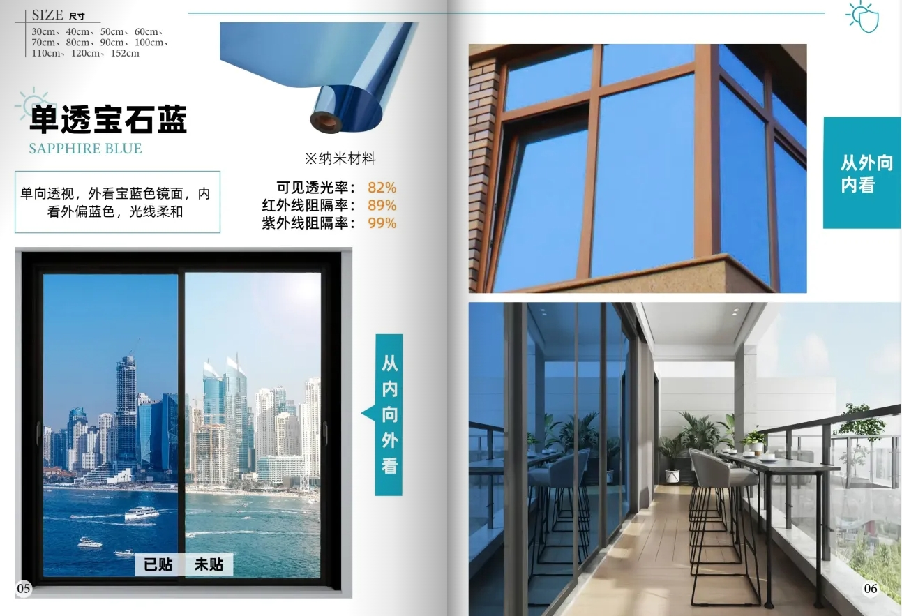 heat-insulating glass film